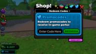 Redeem codes in Tycoon Simulator (Image via Roblox)